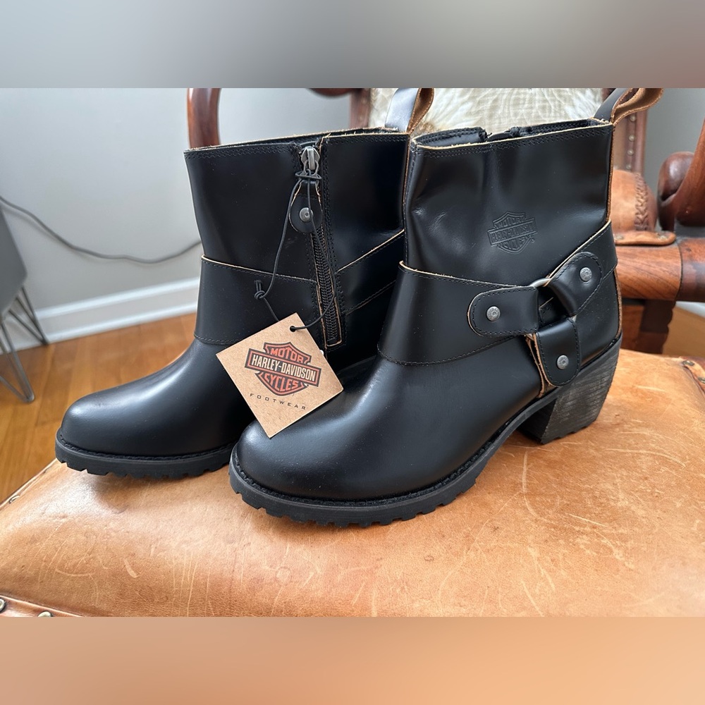 Harley-Davidson Lalanne Harness Moto Boots - NEW, Sz 8.5